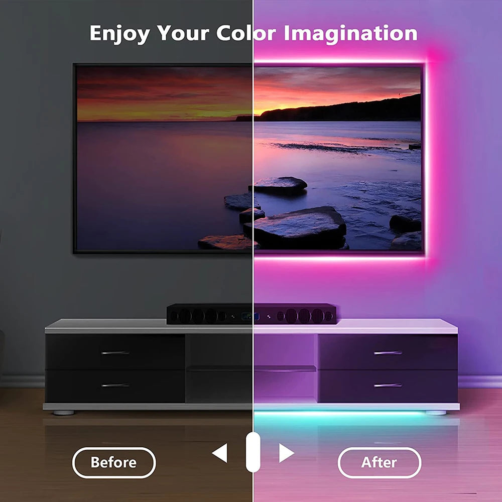 Nebula Chroma Sync: Bluetooth 5050 RGB Light Strip