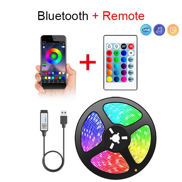 Nebula Chroma Sync: Bluetooth 5050 RGB Light Strip