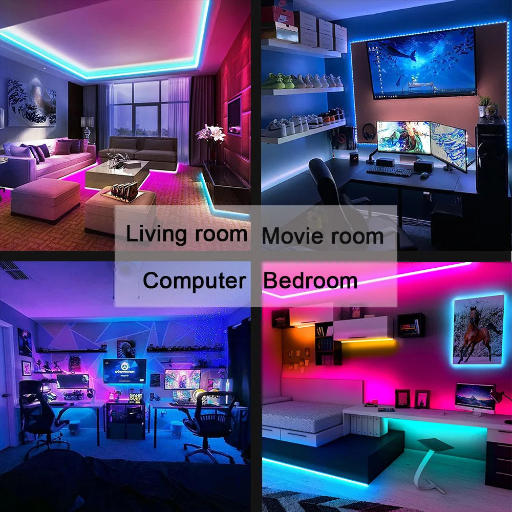 Nebula Chroma Sync: Bluetooth 5050 RGB Light Strip