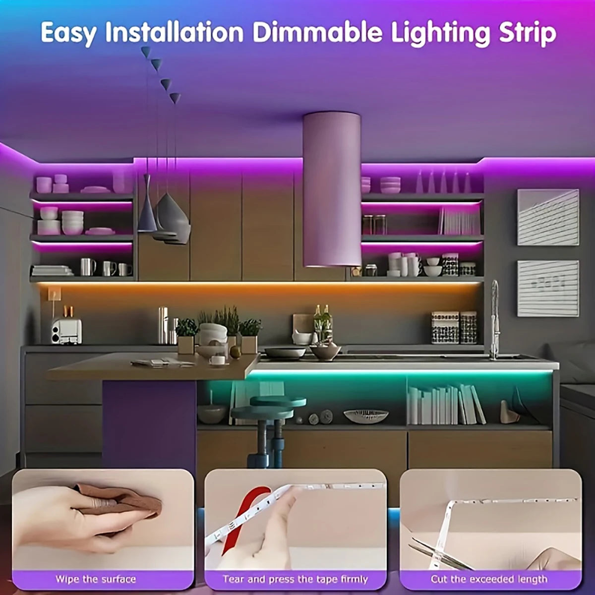 Nebula Chroma: Smart RGB LED Strip Lights