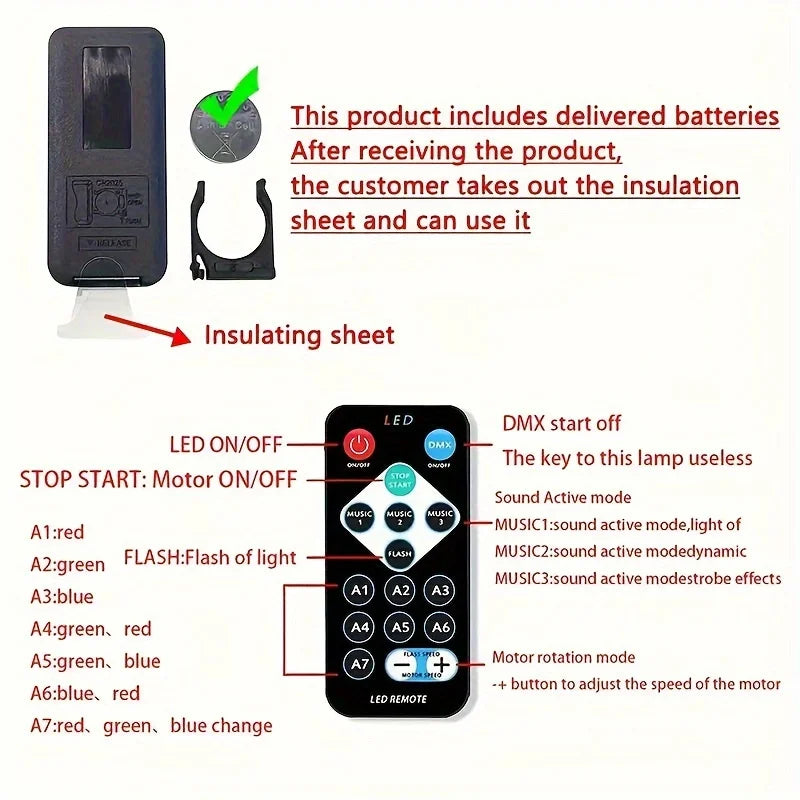 Nebula Rhythm: Sound-Active Galaxy Projector