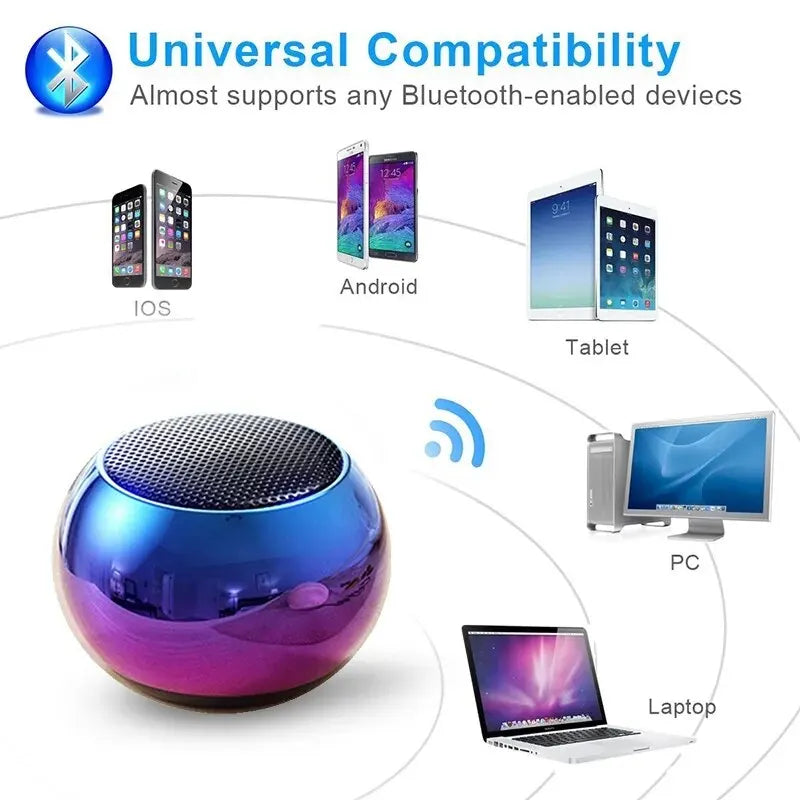 Nebula Pulse: Portable Metal Surround Speaker