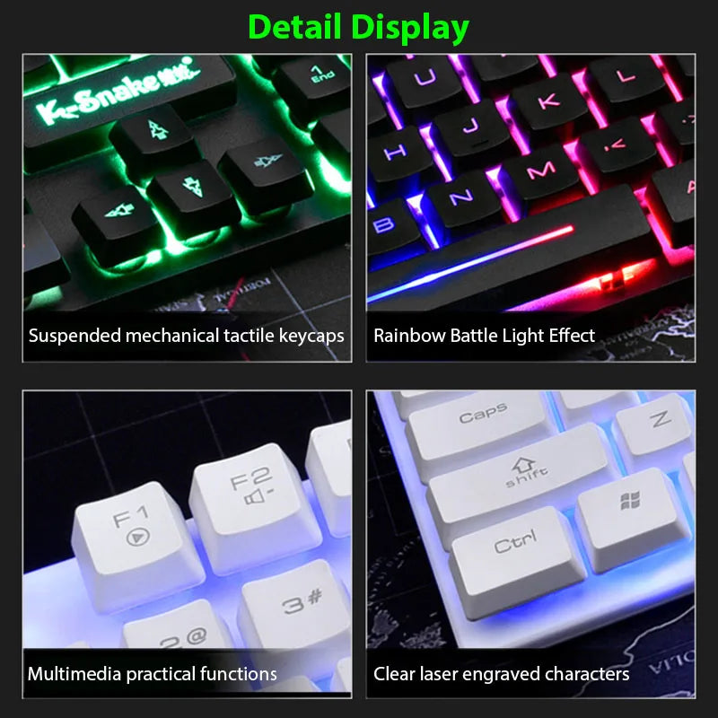 Nebula Stealth Luminous Keyboard & Mouse
