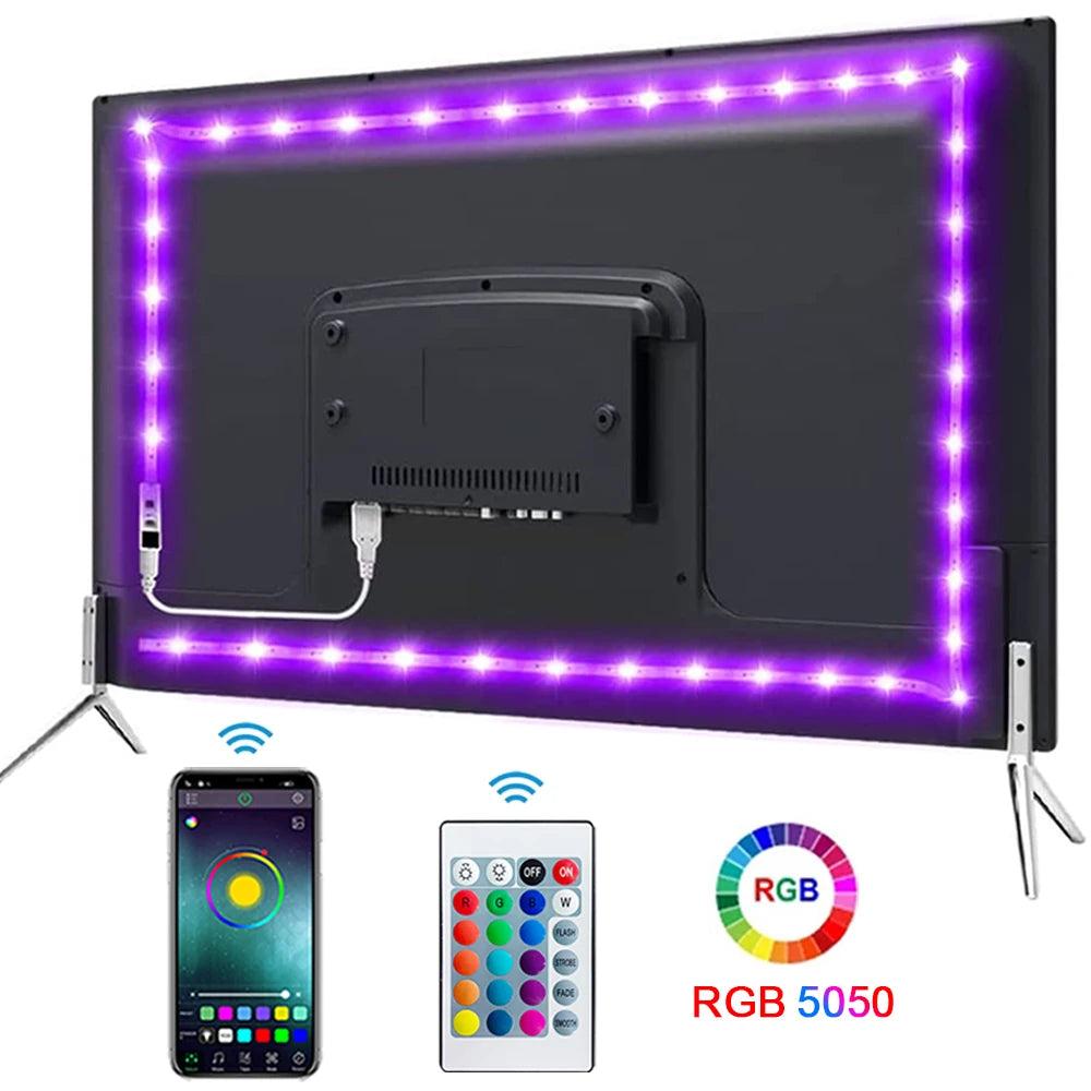Nebula Chroma Sync: Bluetooth 5050 RGB Light Strip