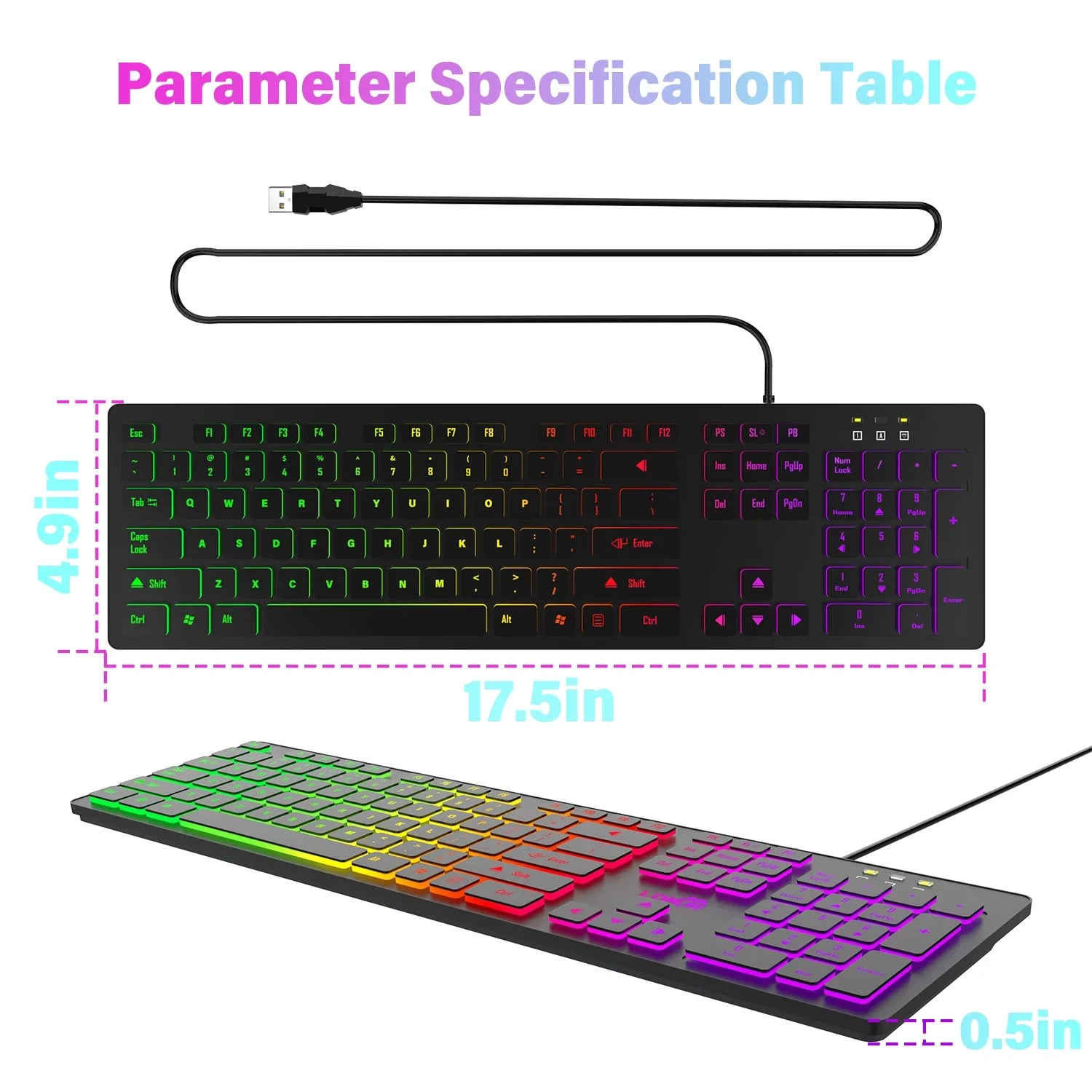 Nebula Multi-Lingual Pro Wired Keyboard