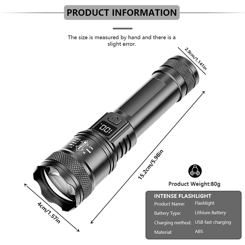Nebula Trek: High-Power Waterproof Explorer Light