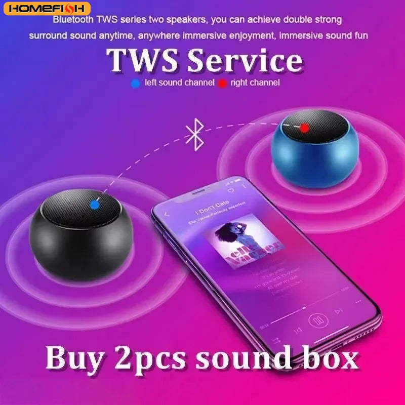 Nebula Pulse: Portable Metal Surround Speaker