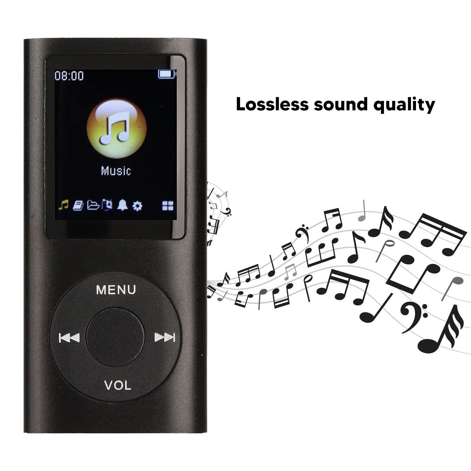 Nebula Sonic: Slim Portable Hi-Fi MP3 Player
