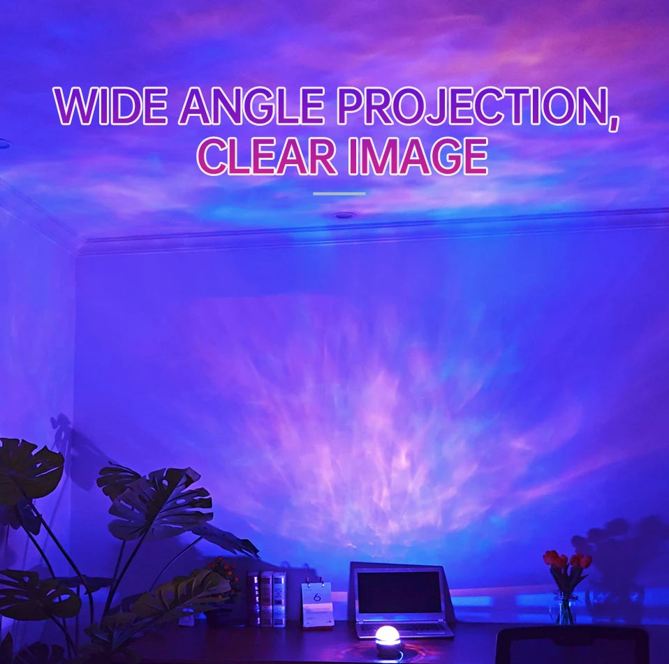 Nebula Rhythm: Sound-Active Galaxy Projector