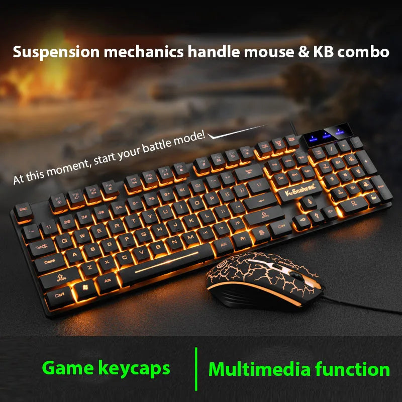 Nebula Stealth Luminous Keyboard & Mouse