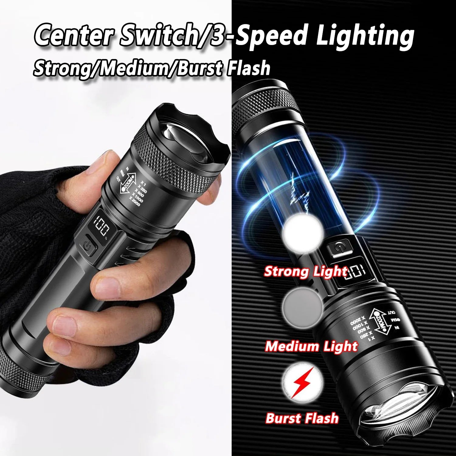 Nebula Trek: High-Power Waterproof Explorer Light
